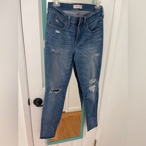 Madewell Blue Skinny Jeans